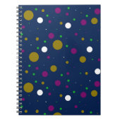 Chromatic Confetti Spiral Notebook Notizblock (Vorderseite)