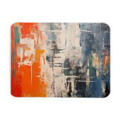Chromatic Crossroads Abstract Digital Painting Magnet (Horizontal)