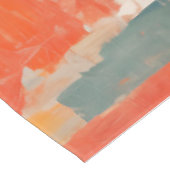 Chromatic Crossroads Abstract Digital Painting Tischdecke (Schrägansicht)