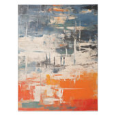 Chromatic Crossroads Abstract Digital Painting Tischdecke (Vorderseite)