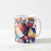 Chromatic Cube Symphony Kaffeetasse (VorderseiteRechts)