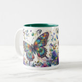chromatic flight Mug Zweifarbige Tasse (Vorderseite Links)