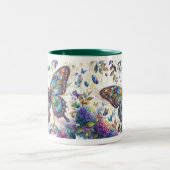 chromatic flight Mug Zweifarbige Tasse (Mittel)