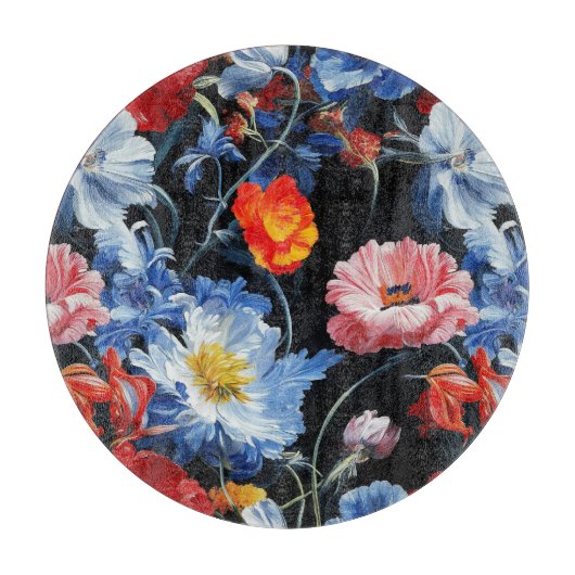 Chromatic Flora Nocturne Schneidebrett (Vorderseite)