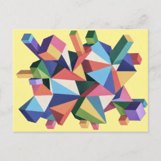 Chromatic Fragment Field Postkarte