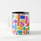Chromatic Geometry Zweifarbige Tasse (Vorderseite Links)