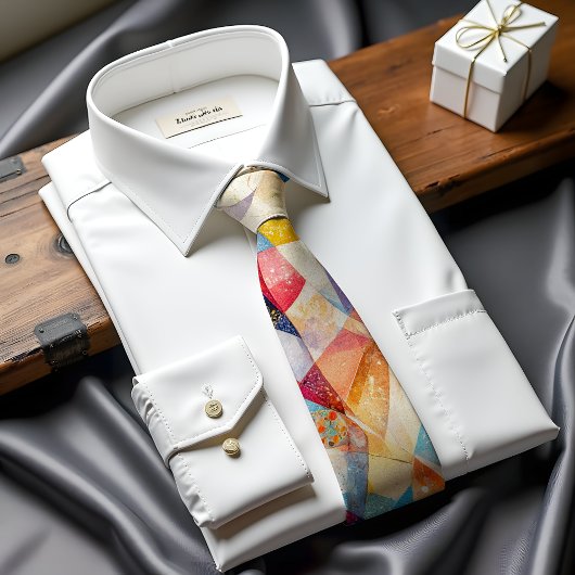 Chromatic Harmonic Abstrakt Art Krawatte