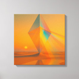 Chromatic Horizon Canvas Print Leinwanddruck