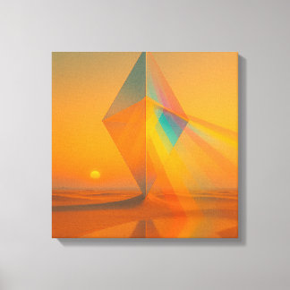 Chromatic Horizon Canvas Print Leinwanddruck