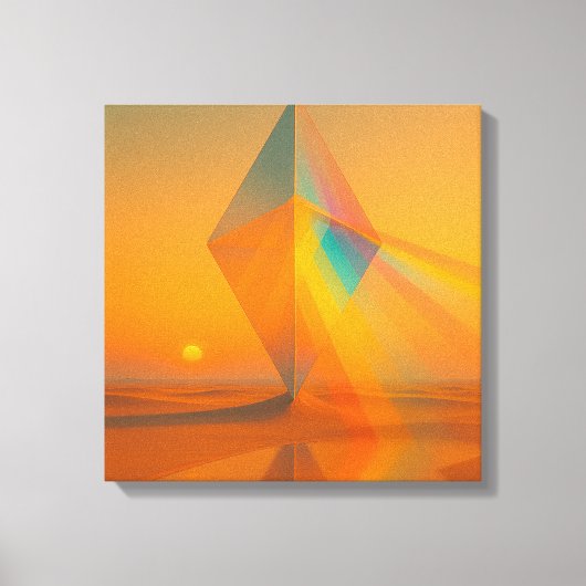 Chromatic Horizon Canvas Print Leinwanddruck (Vorderseite)
