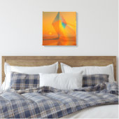Chromatic Horizon Leinwanddruck (Insitu (Schlafzimmer))