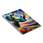 Chromatic Horizon Rhino Notizbuch Notizblock (Rechte Seite)