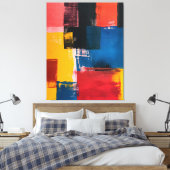 Chromatic Intersections Leinwanddruck (Insitu (Schlafzimmer))
