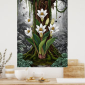 Chromatic Lily Symphony Poster (Küche)