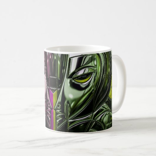 Chromatic Mask Ceramic Kaffeetasse (VorderseiteRechts)