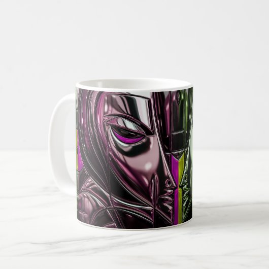 Chromatic Mask Ceramic Kaffeetasse (Vorderseite Links)