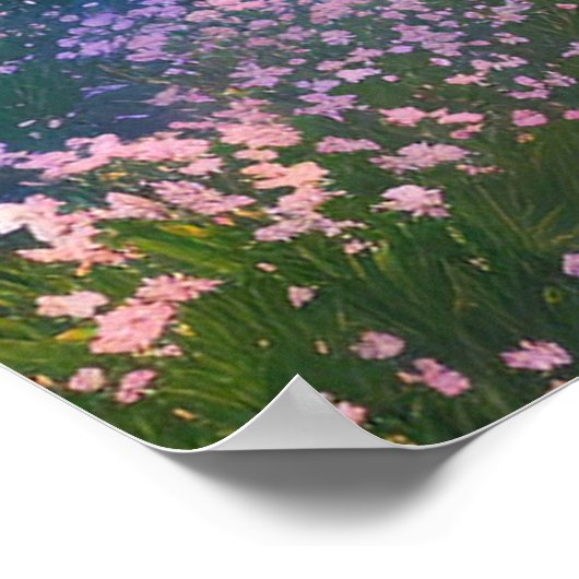 Chromatic Mountain Vista Poster (Ecke)