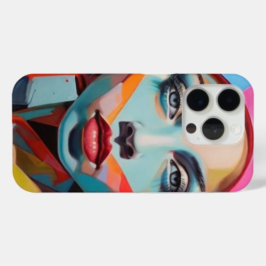 Chromatic Muse/Artistic iPhone Case (Rückseite (Horizontal))
