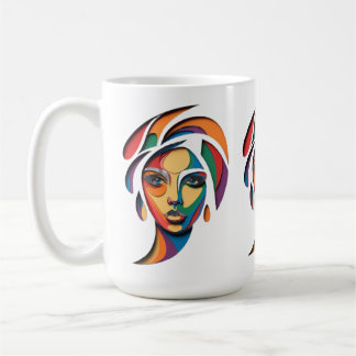 Chromatic Muse Portrait Kaffeetasse
