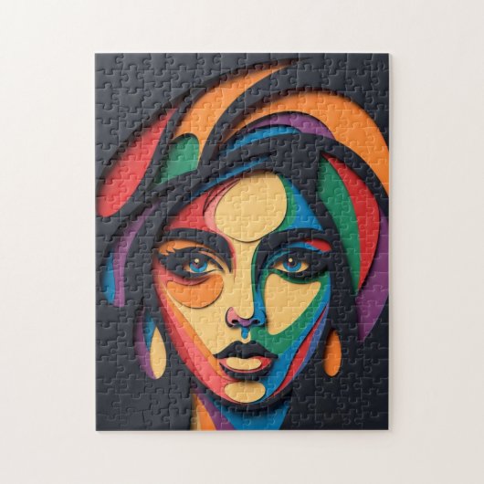 Chromatic Muse Portrait Puzzle (Vertikal)