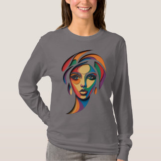 Chromatic Muse Portrait T-Shirt