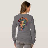Chromatic Muse Portrait T-Shirt (Schwarz voll)