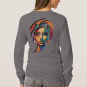 Chromatic Muse Portrait T-Shirt (Rückseite)