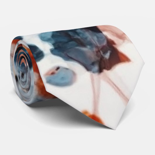 Chromatic Paw Prints Krawatte (Gerollt)