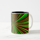  Chromatic Radialburst Mug Zweifarbige Tasse (VorderseiteRechts)