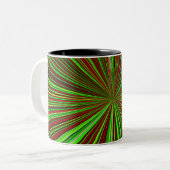  Chromatic Radialburst Mug Zweifarbige Tasse (Vorderseite Links)