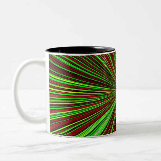  Chromatic Radialburst Mug Zweifarbige Tasse (Links)