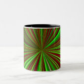  Chromatic Radialburst Mug Zweifarbige Tasse (Mittel)