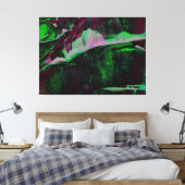 Chromatic Ridge Abstraction Leinwanddruck (Insitu (Schlafzimmer))