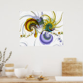 Chromatic Shrimp Poster (Küche)