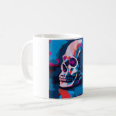 Chromatic Skull Painting Kaffeetasse (Vorderseite Links)