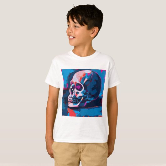 Chromatic Skull Painting T-Shirt (Vorne ganz)