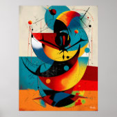 Chromatic Spiral – Mid-Century Abstract Motion Poster (Vorne)