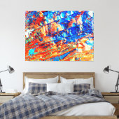 Chromatic Terrain Abstraction Leinwanddruck (Insitu (Schlafzimmer))