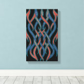 Chromatic Threads Canvas Leinwanddruck (Insitu (Holzboden))