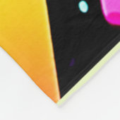 Chromatic Vortex Art Fleecedecke (Ecke)