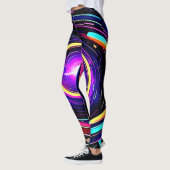 Chromatic Vortex Art Leggings (Links)