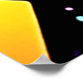 Chromatic Vortex Art Poster (Ecke)