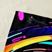 Chromatic Vortex Art Strandtuch (Beispiel)