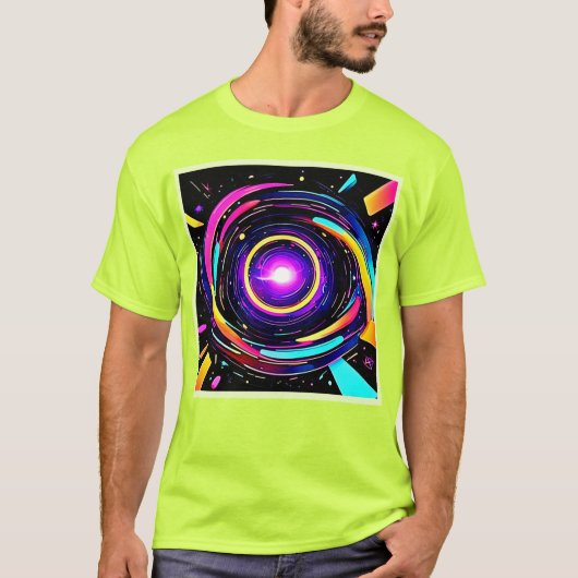 Chromatic Vortex Art T-Shirt (Vorderseite)