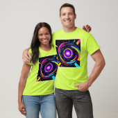 Chromatic Vortex Art T-Shirt (Unisex)