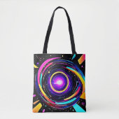 Chromatic Vortex Art Tasche (Vorderseite)