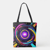 Chromatic Vortex Art Tasche (Rückseite)