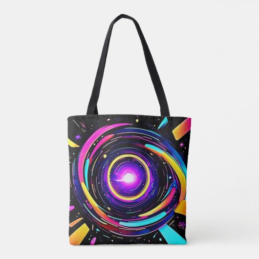 Chromatic Vortex Art Tasche (Rückseite)