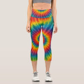 Chromatic Vortex Capri Leggings (Vorderseite)