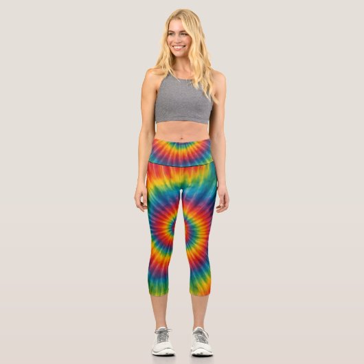 Chromatic Vortex Capri Leggings (Vorderseite)